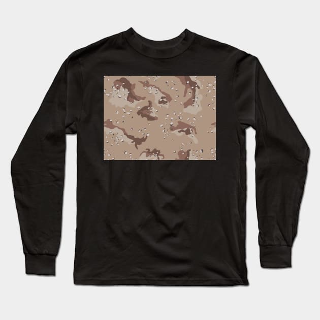 Desert camouflage Long Sleeve T-Shirt by Cataraga